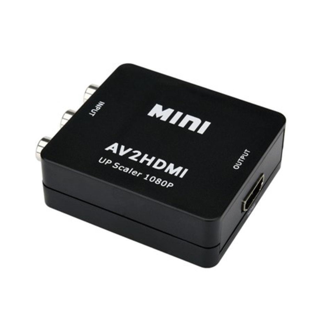 MINI AV2HDMI RCA to HDMI 1080P Video Converter - Black - أكسسوارات MINI AV2HDMI RCA to HDMI 1080P Video Converter - Black - أكسسوارات