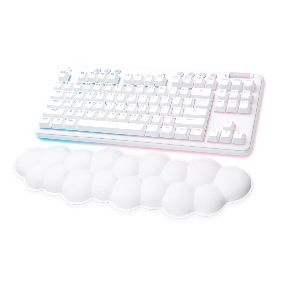 Logitech G715 TKL Wireless Mechanical Gaming Keyboard - White Mist - لوحة مفاتيح Logitech G715 TKL Wireless Mechanical Gaming Keyboard - White Mist - لوحة مفاتيح