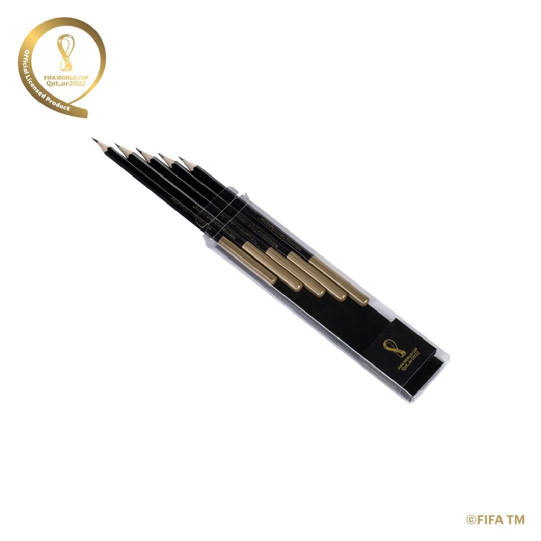 Qlive Premium Black Pencils - FIFA World Cup Qatar 2022 - أكسسوار كأس العالم قطر 2022 - Store 974 | ستور ٩٧٤