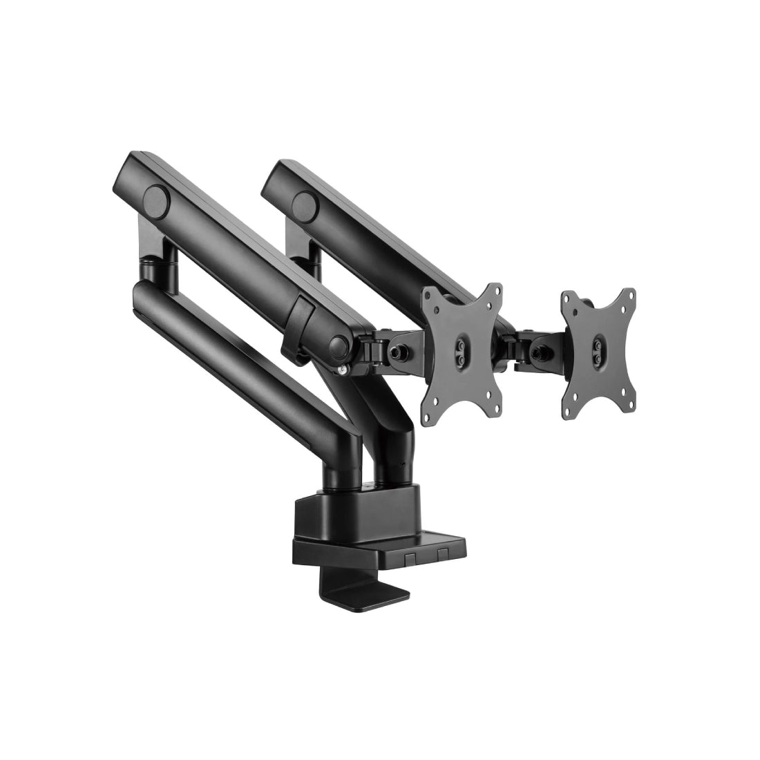 Twisted Minds Dual Monitors Premium Slim Aluminum Spring-Assisted Monitor Arms - Black - Store 974 | ستور ٩٧٤