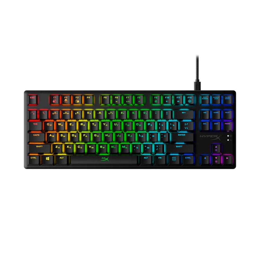 HyperX Alloy Origins Core TKL RGB Wired Mechanical Gaming Keyboard - Black - لوحة مفاتيح - Store 974 | ستور ٩٧٤