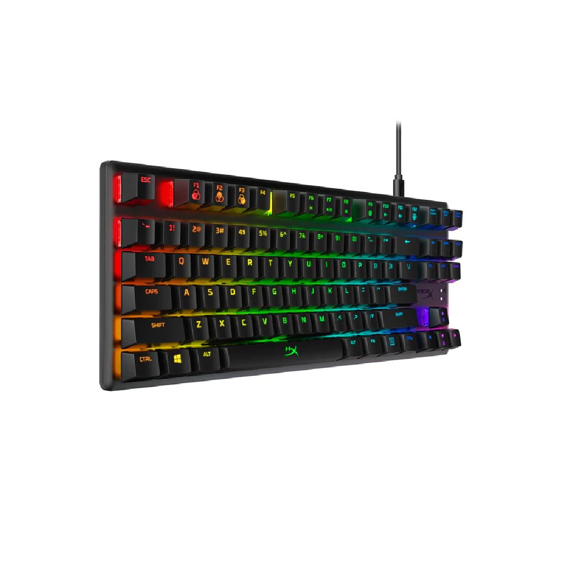HyperX Alloy Origins Core TKL RGB Wired Mechanical Gaming Keyboard - Black - لوحة مفاتيح - Store 974 | ستور ٩٧٤