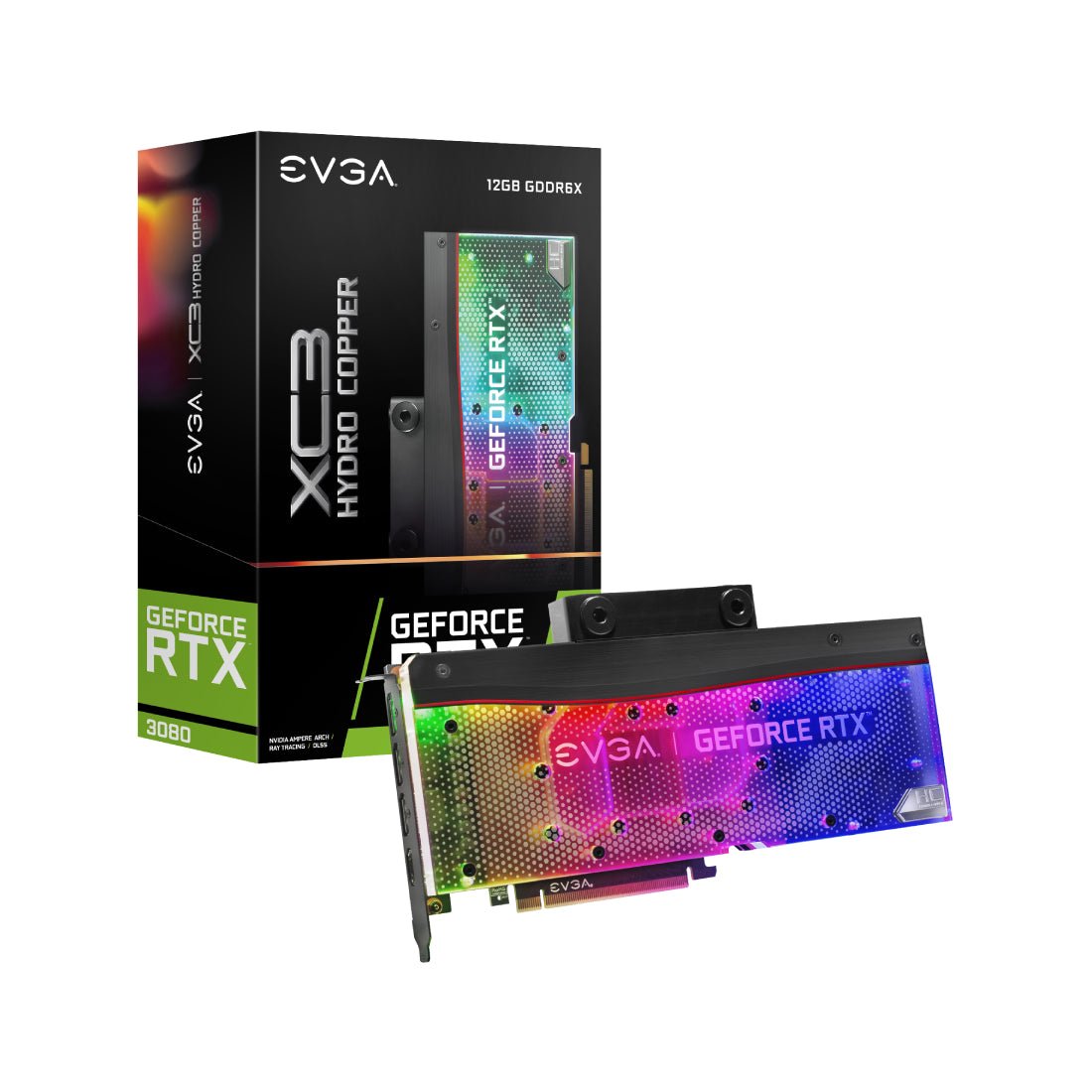 (Pre-Owned) EVGA GeForce RTX 3080 12GB GDDR6X XC3 LHR ULTRA HYDRO COPPER Graphics Card - Store 974 | ستور ٩٧٤