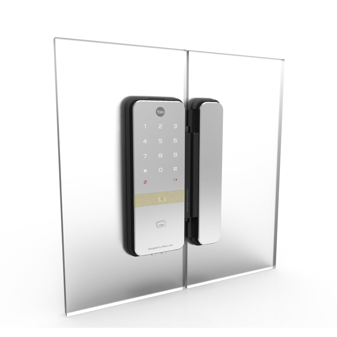 Yale YDG313 Shine Smart Door Lock Bundle - Silver - قفل ذكي - Store 974 | ستور ٩٧٤