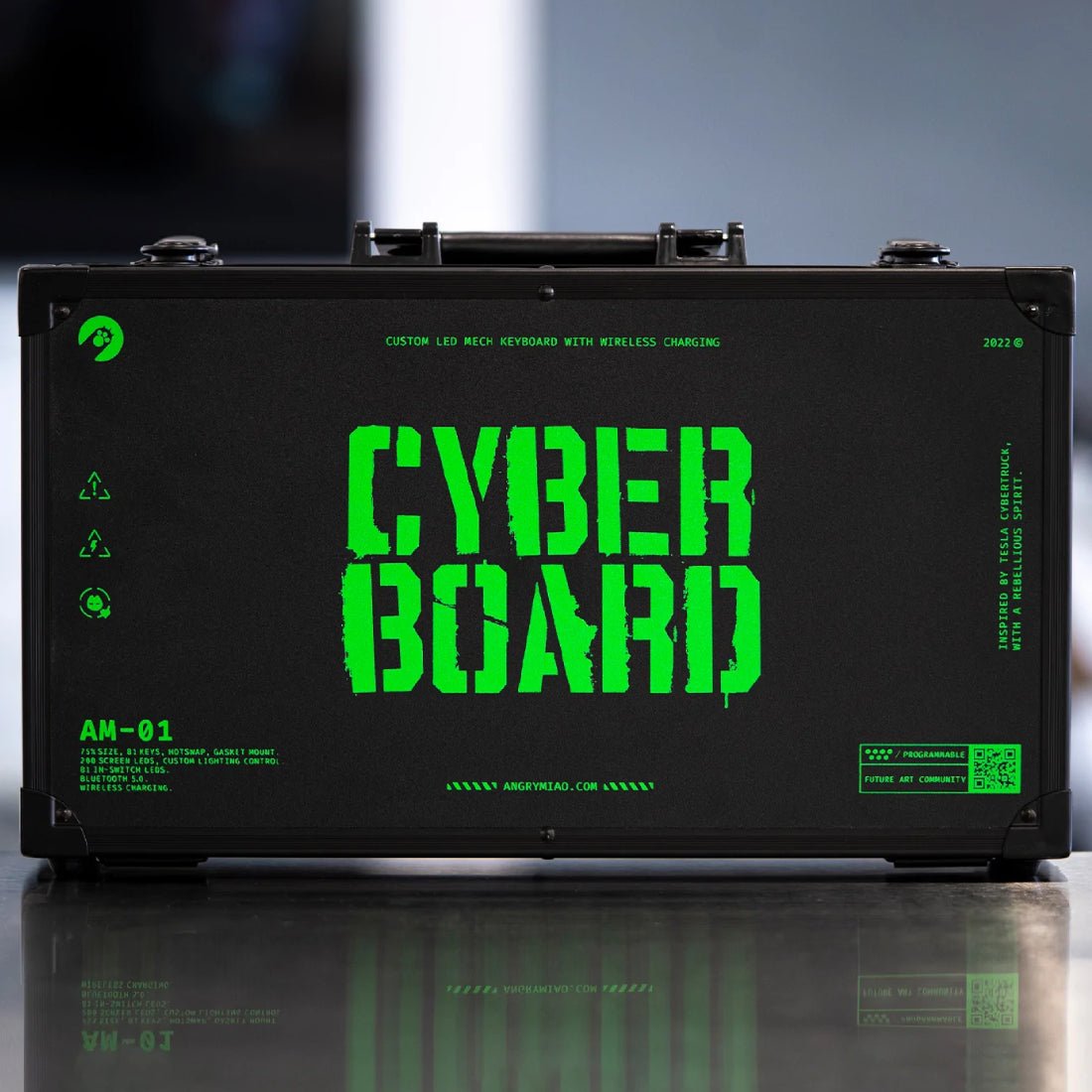 AngryMiao Cyberboard Terminal Wireless Keyboard - Black - Store 974 | ستور ٩٧٤