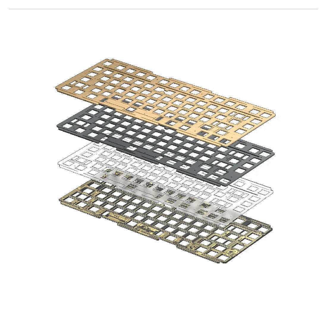 AngryMiao Cyberboard R2 Le Smoking Wireless Keyboard Limited Edition ...