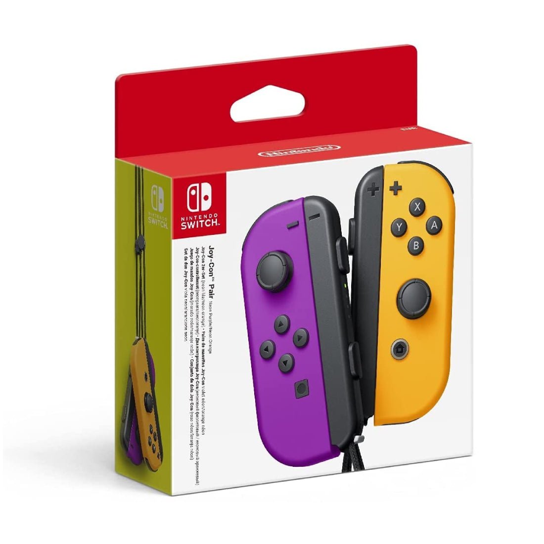 Nintendo Switch Joy-Con Pair - Purple & Orange - وحدة تحكم Nintendo Switch Joy-Con Pair - Purple & Orange - وحدة تحكم