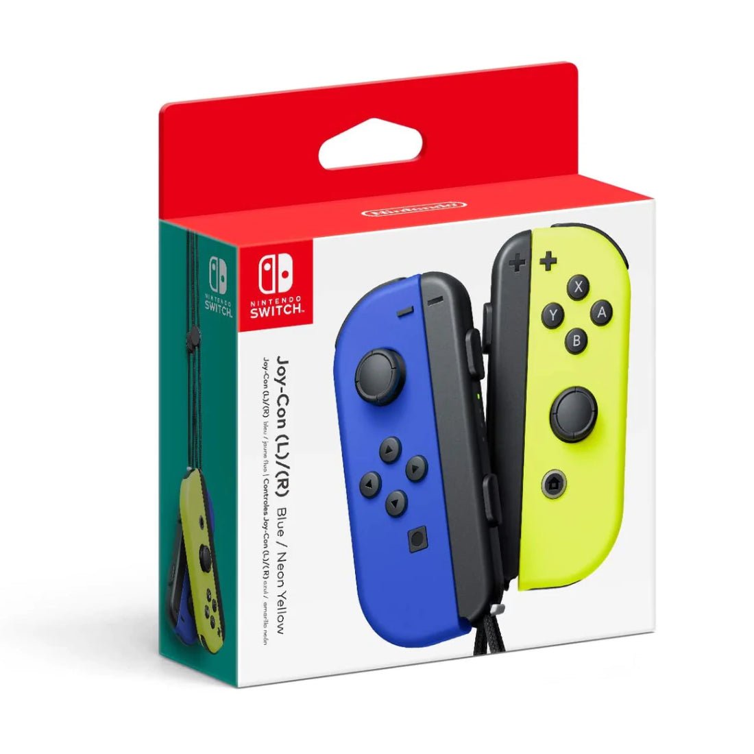 Nintendo Switch Joy-Con Pair - Blue & Yellow - وحدة تحكم Nintendo Switch Joy-Con Pair - Blue & Yellow - وحدة تحكم