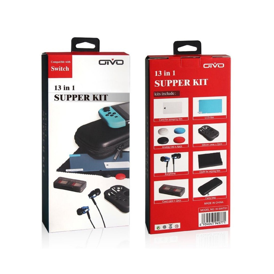 OIVO 13 In 1 Super Kit For Nintendo Switch - Store 974 | ستور ٩٧٤