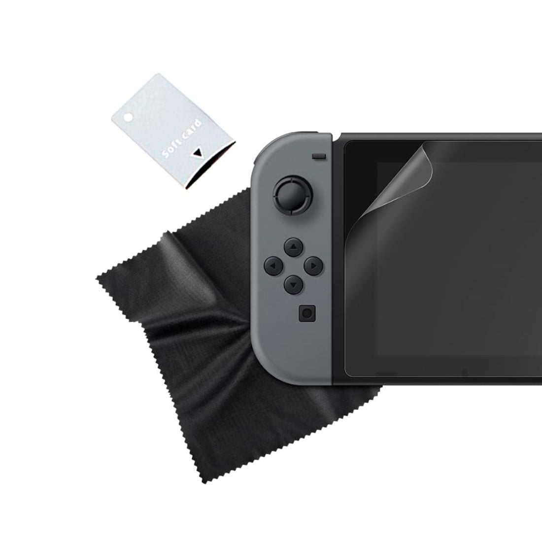 Sparkfox Tempered Glass Screen Protector & Cloth For Nintendo Switch - Store 974 | ستور ٩٧٤
