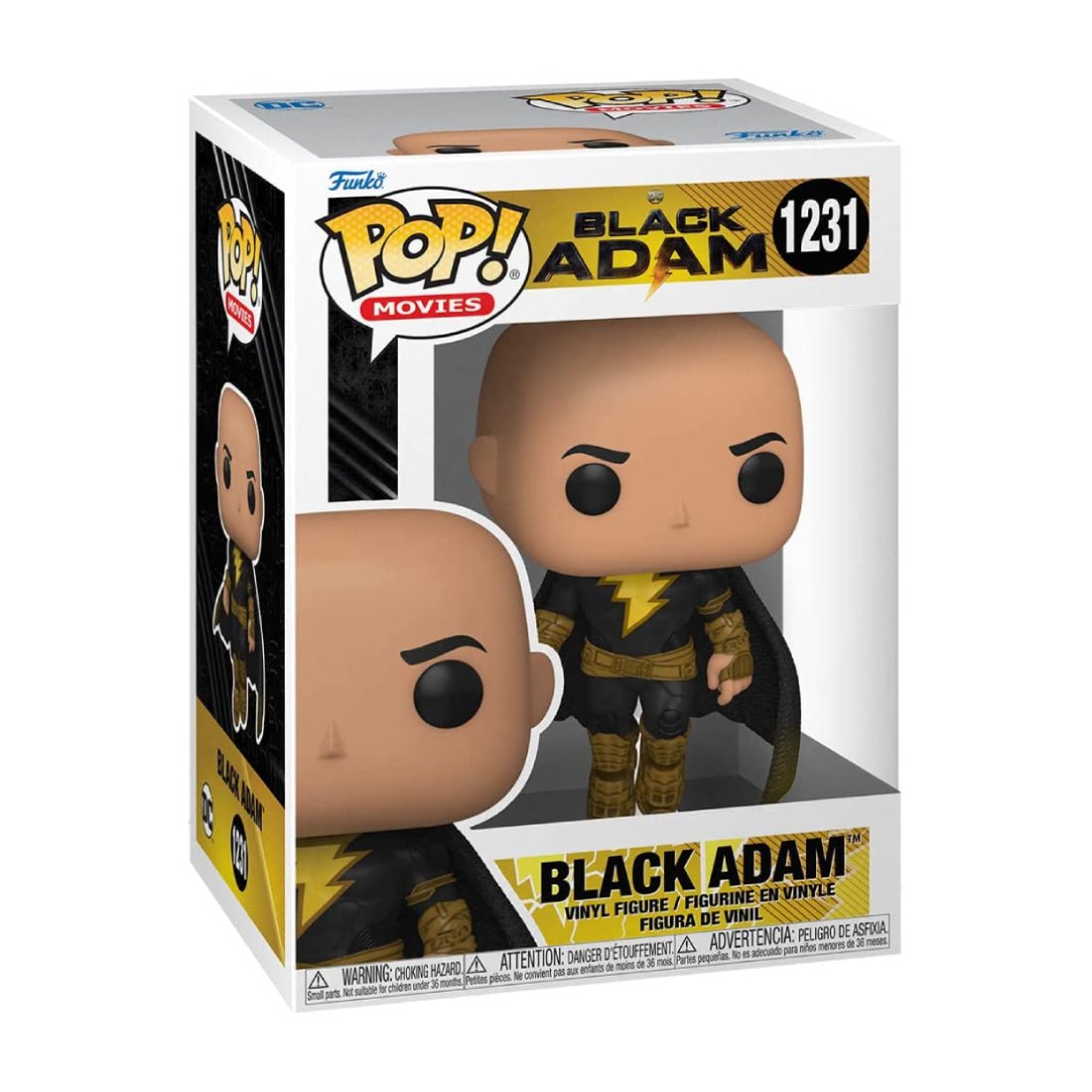 Funko Pop! Movies: DC Black Adam - Black Adam Flying with Cape #1231 - دمية - Store 974 | ستور ٩٧٤
