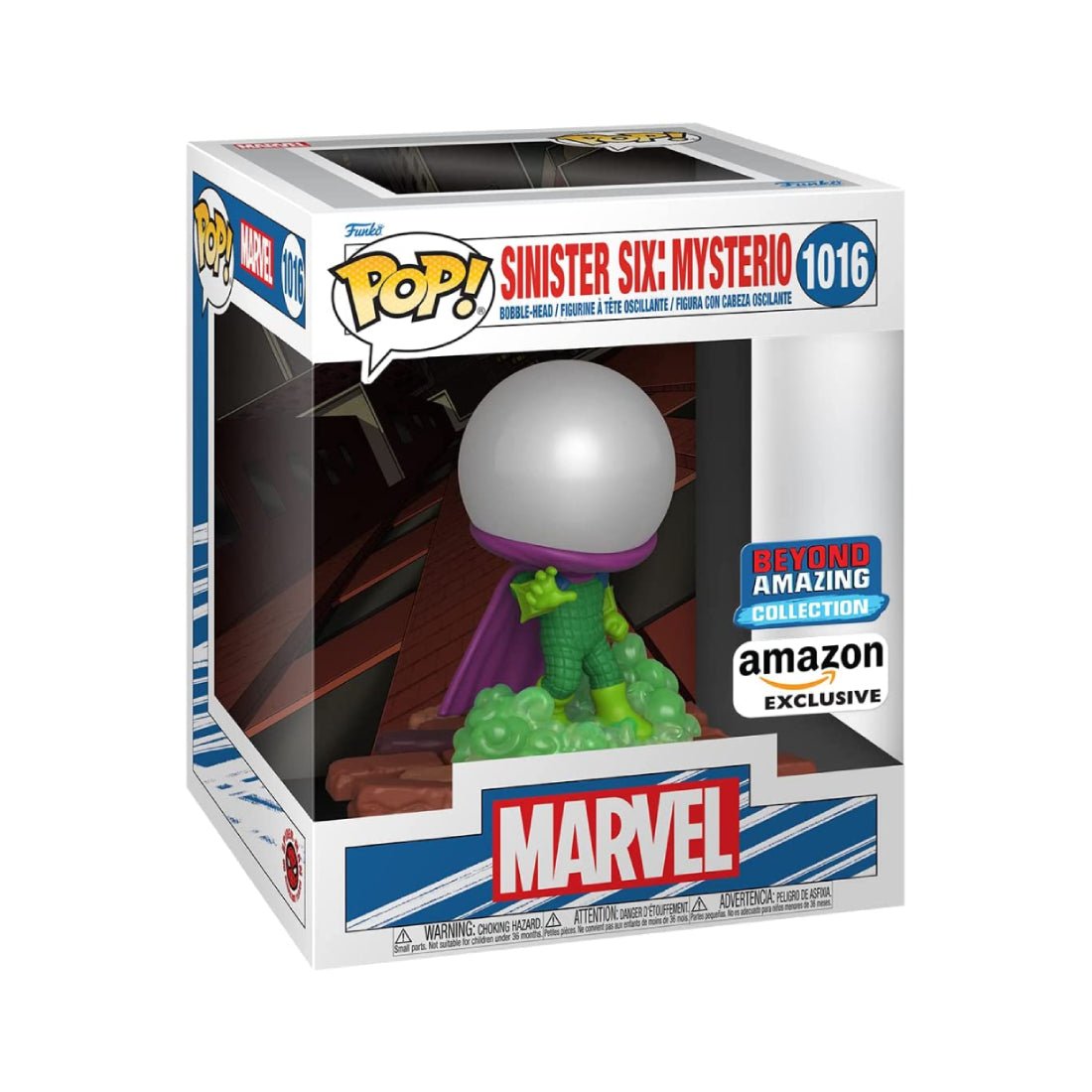 Funko Pop! Sinister Six: Mysterio - Marvel #1016 (Exclusive) - دمية Funko Pop! Sinister Six: Mysterio - Marvel #1016 (Exclusive) - دمية