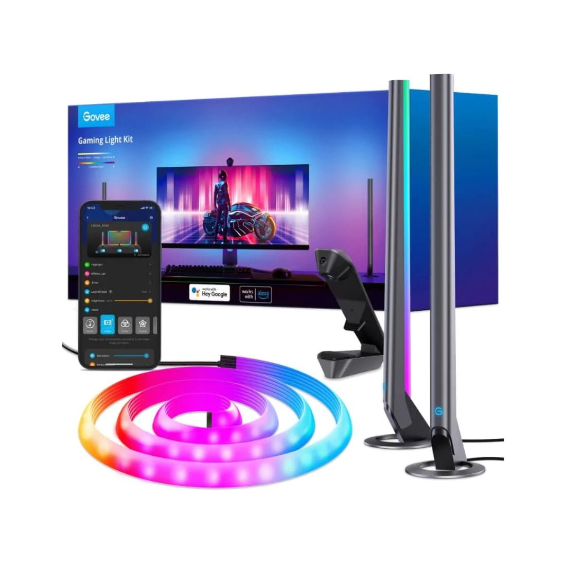 Govee DreamView G1 Pro Gaming Light 24''-29'' - إضاءة Govee DreamView G1 Pro Gaming Light 24''-29'' - إضاءة