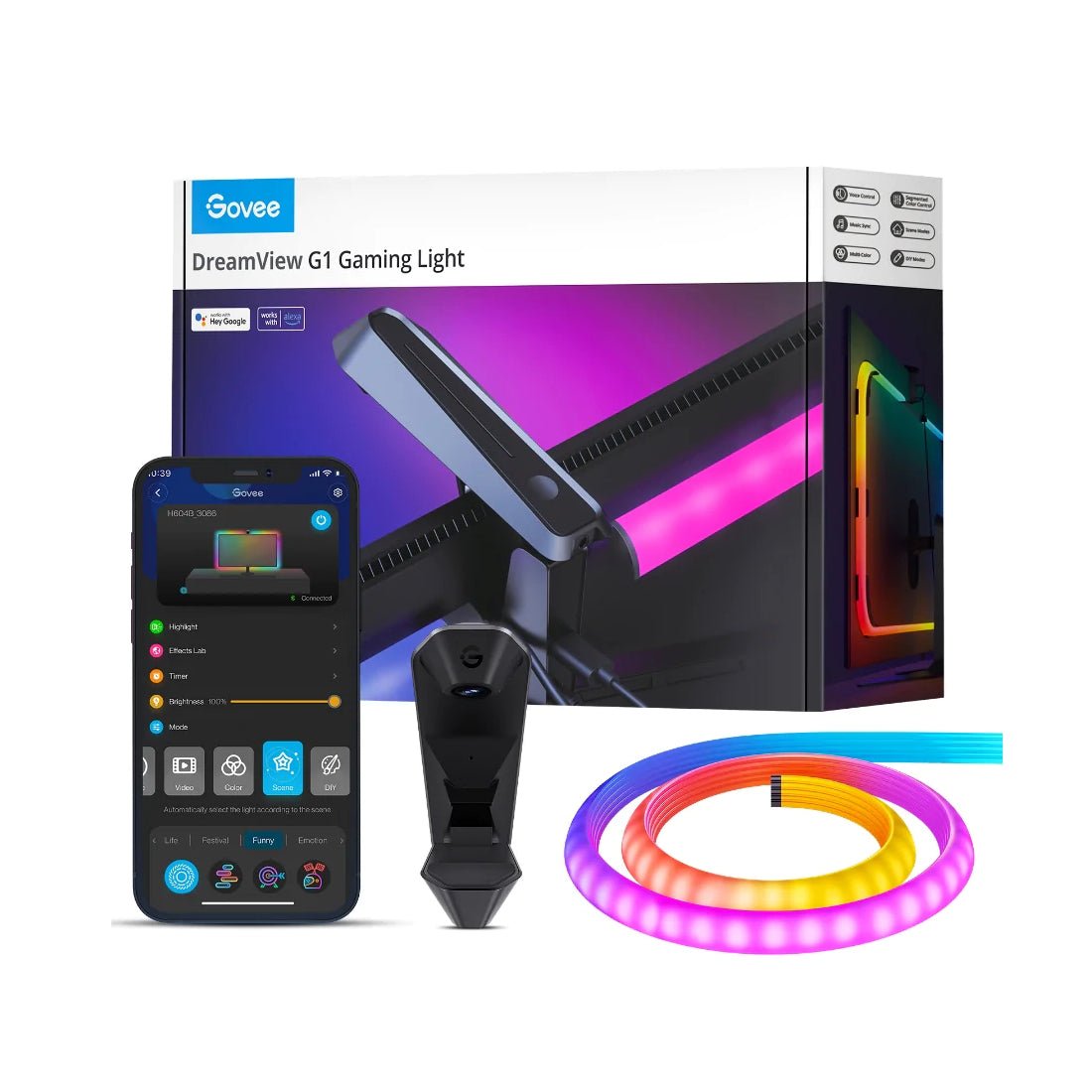 Govee DreamView G1 Gaming Light 24''-32'' - إضاءة - Store 974 | ستور ٩٧٤