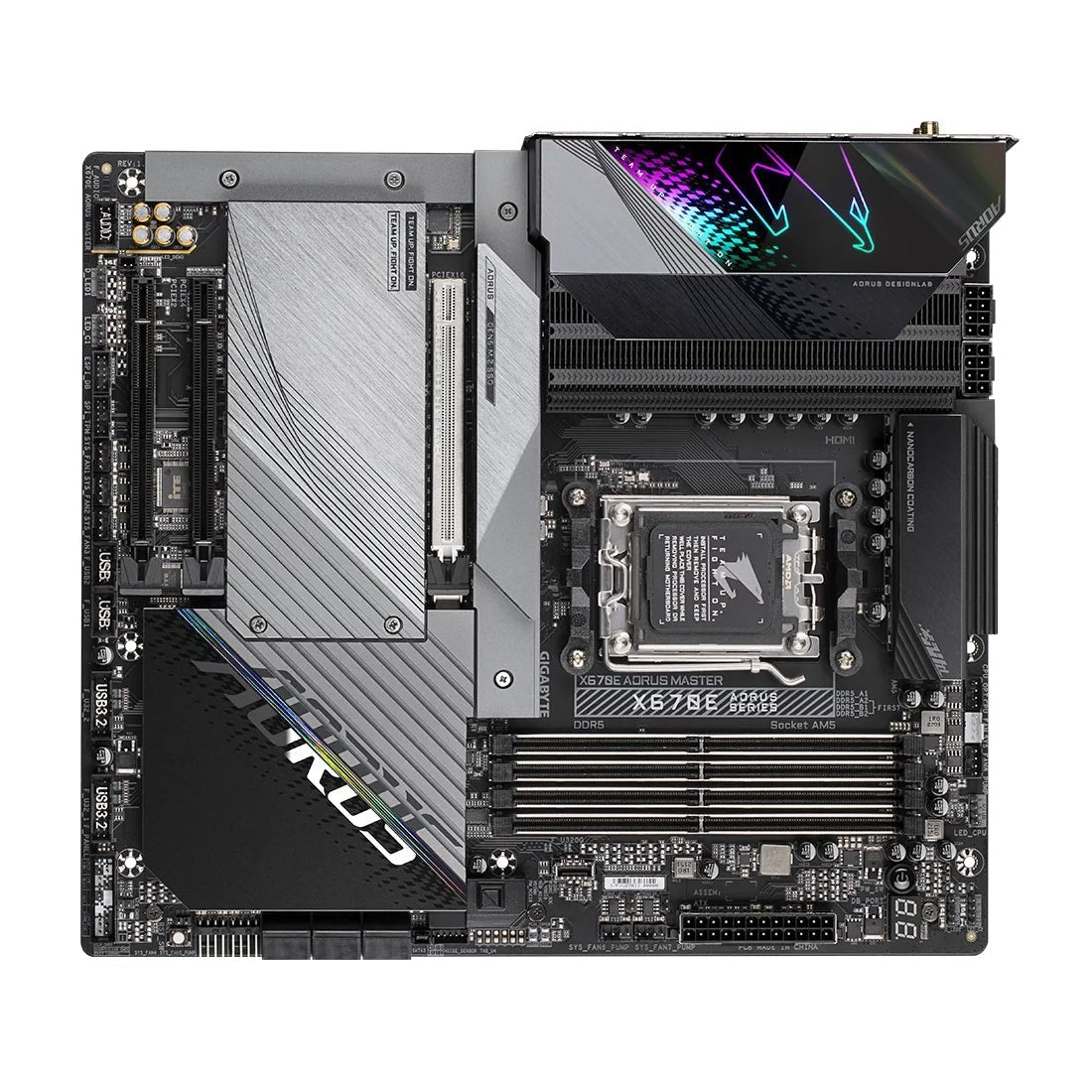Gigabyte Aorus Master X670E Wifi DDR5 AM5 AMD 7th Gen E-ATX Gaming Motherboard - Store 974 | ستور ٩٧٤