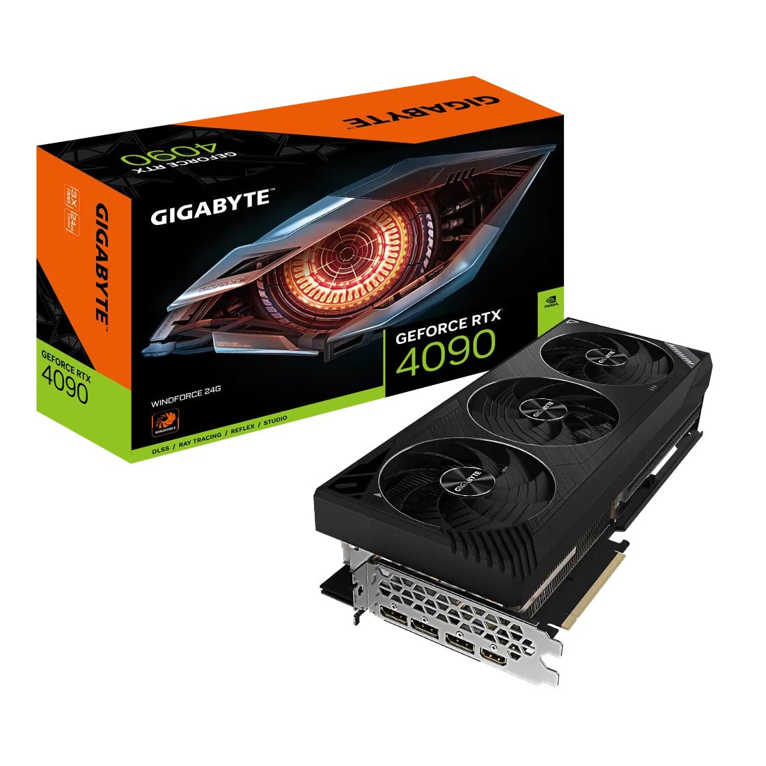 Gigabyte Aorus GeForce RTX 4090 Windforce 24GB GDDR6X Graphics Card - Store 974 | ستور ٩٧٤