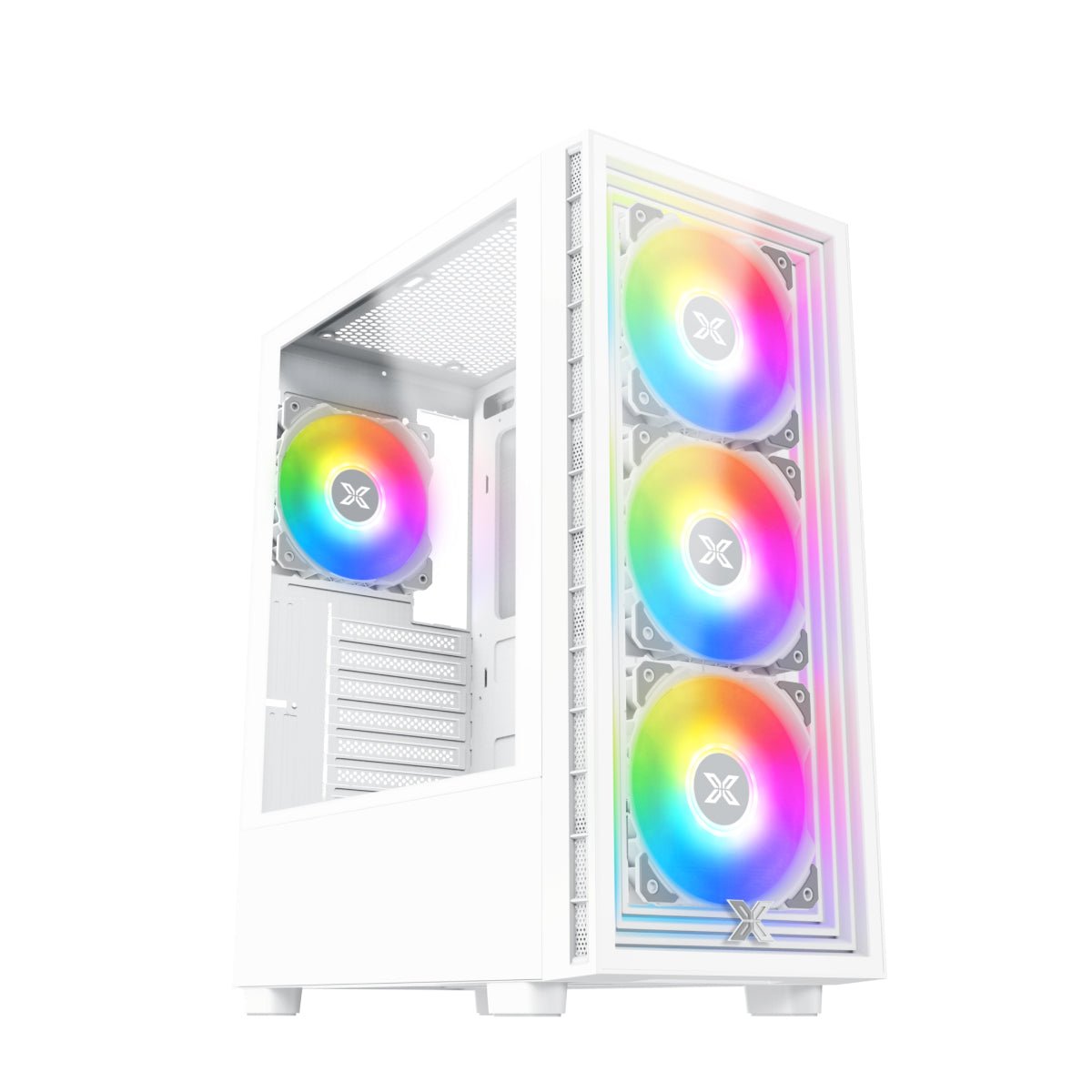 Xigmatek Phantom ATX Mid Tower Case - Arctic - صnadoق Xigmatek Phantom ATX Mid Tower Case - Arctic - صnadoق