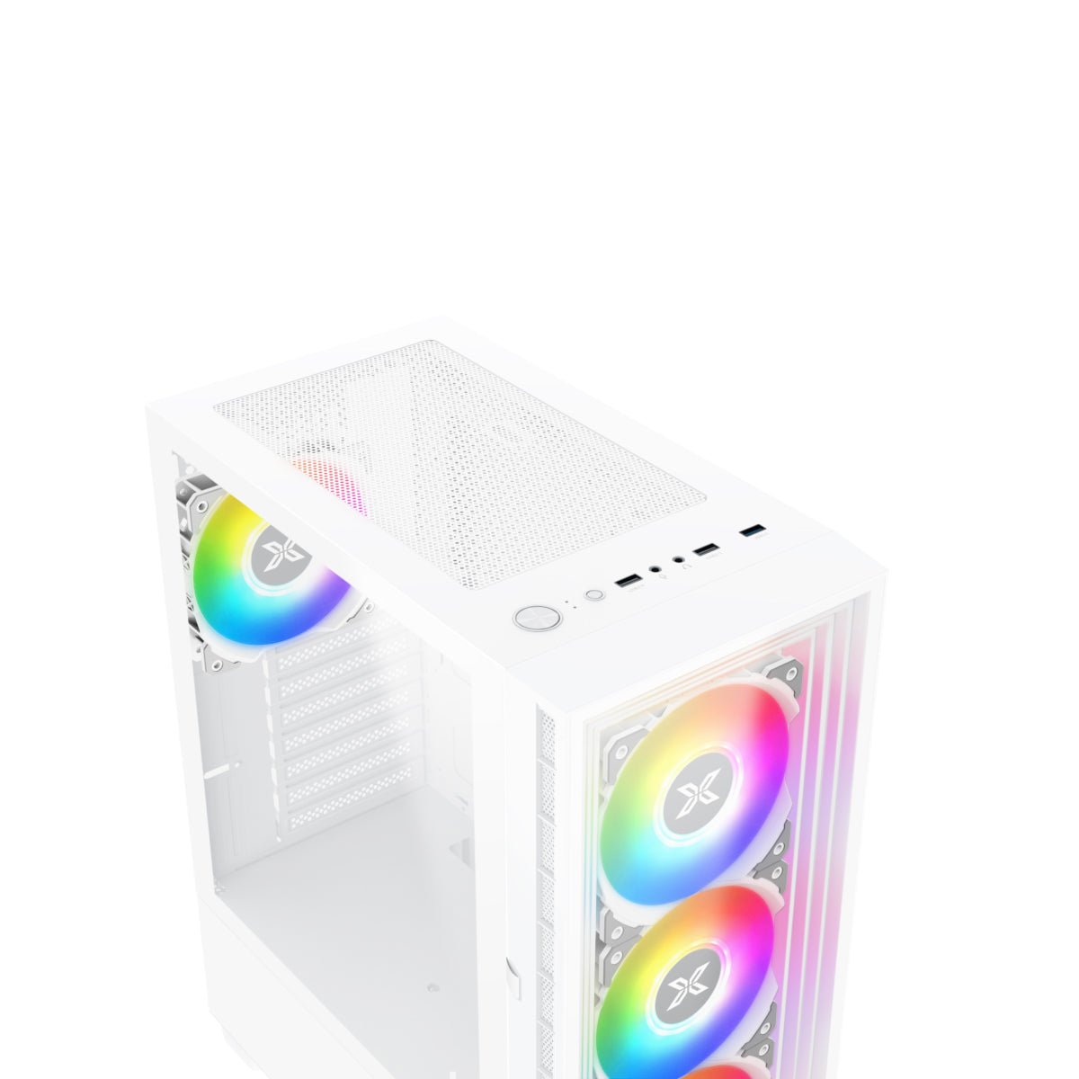 Xigmatek Phantom ATX Mid Tower Case - Arctic - صnadoق Xigmatek Phantom ATX Mid Tower Case - Arctic - صnadoق
