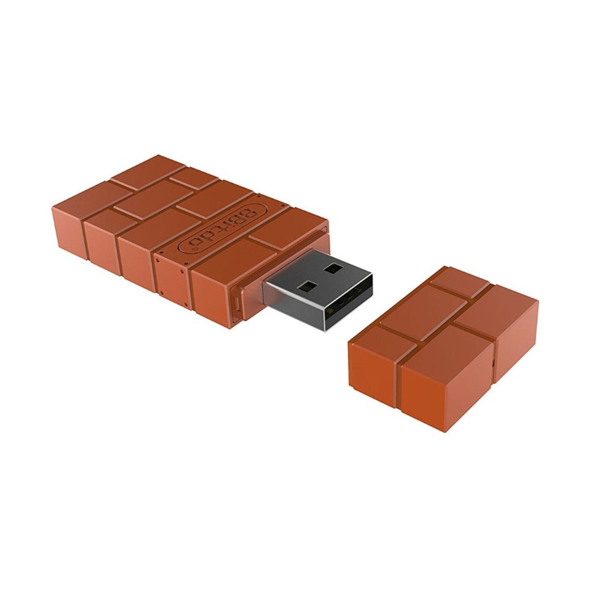 8Bitdo Wireless USB Bluetooth Adapter 2 - Brown - Store 974 | ستور ٩٧٤