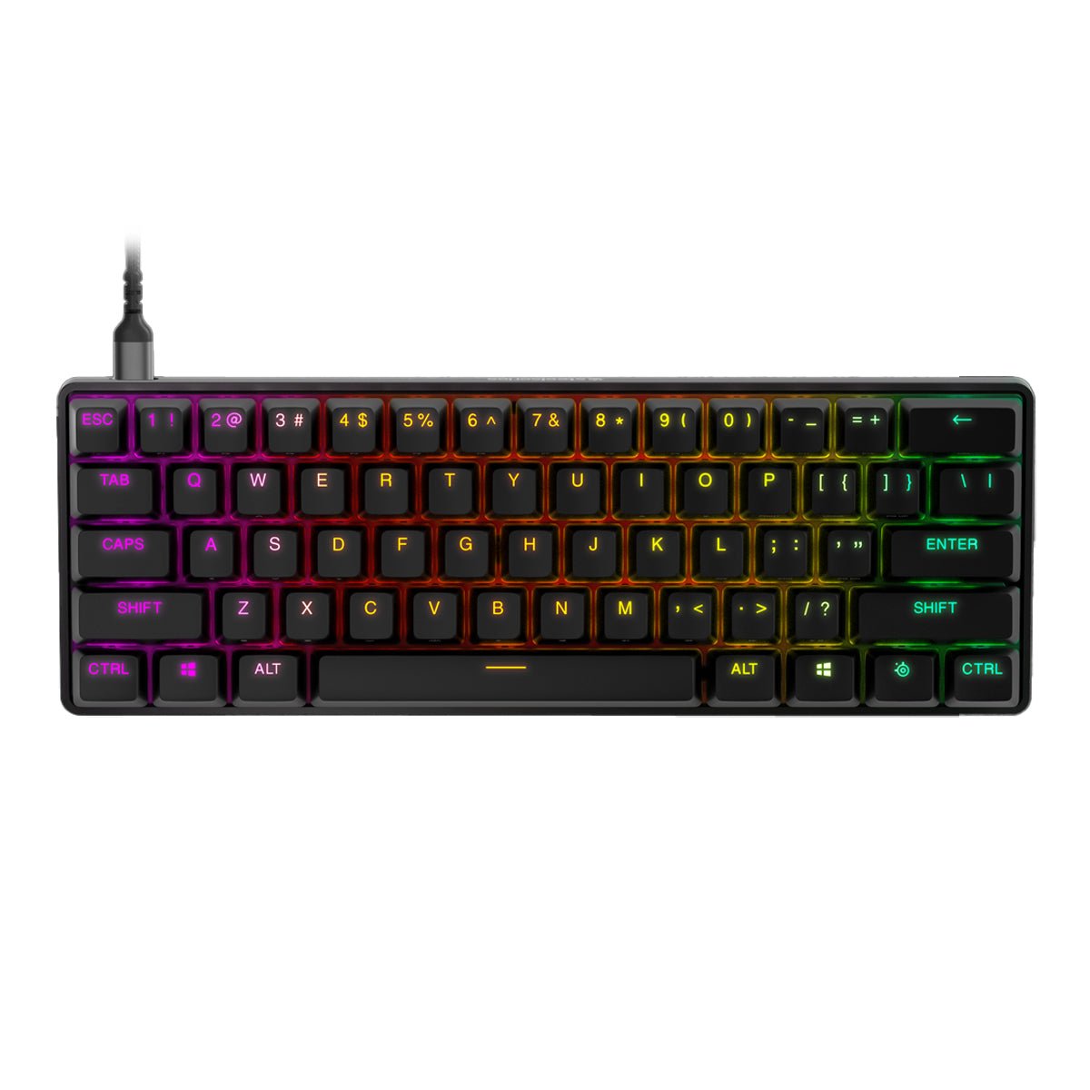 SteelSeries APEX 9 Mini 60% RGB Wired Gaming Keyboard - Black - لوحة مفاتيح SteelSeries APEX 9 Mini 60% RGB Wired Gaming Keyboard - Black - لوحة مفاتيح