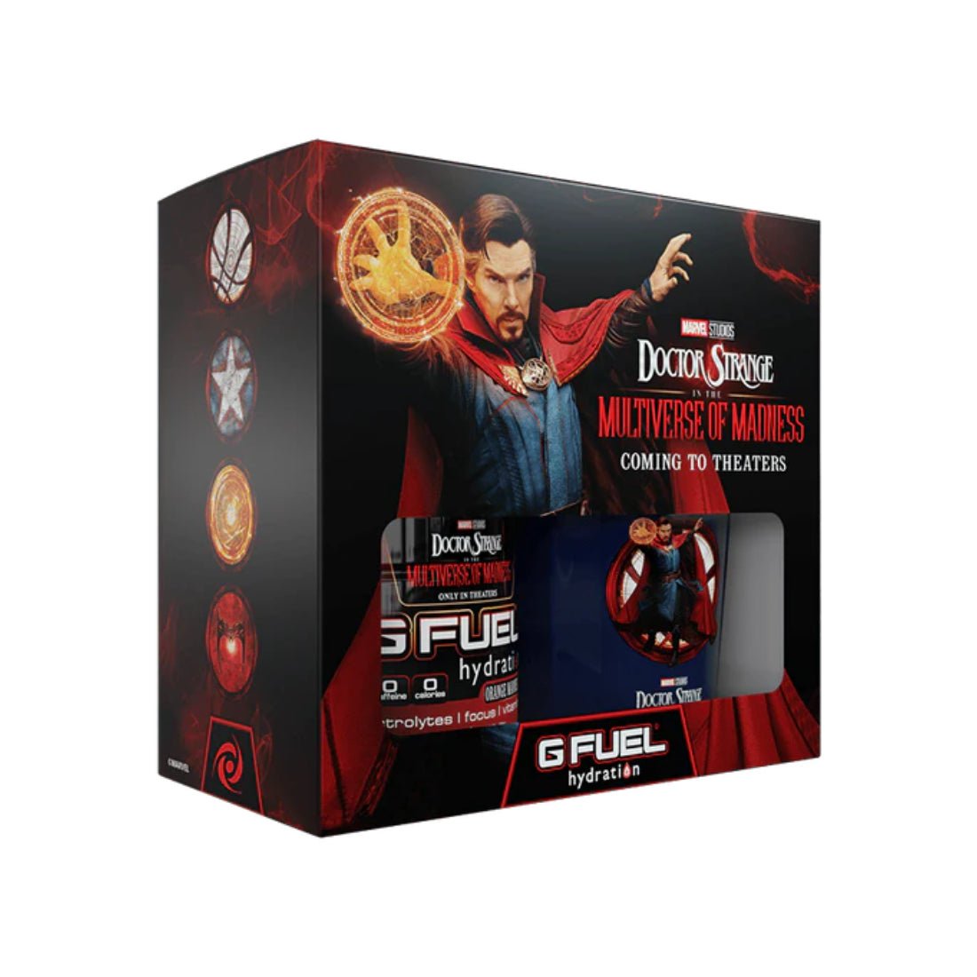 GFuel Doctor Strange Multiverse of Madness Hydration Collector's Box Tub + Shaker Cup - مشروب طاقة - Store 974 | ستور ٩٧٤