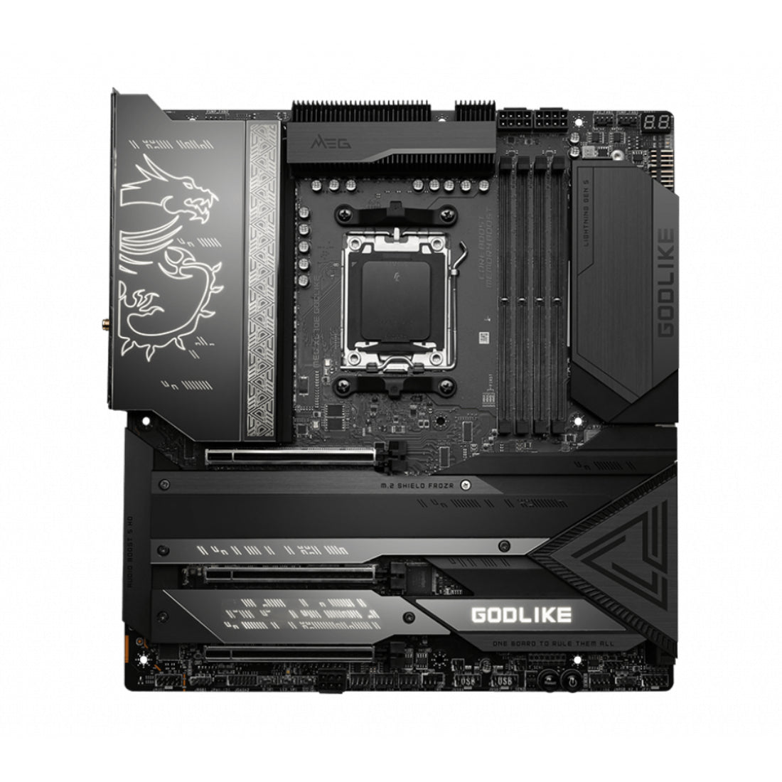 MSI MEG X670E Godlike Gaming WIFI DDR5 AM5 AMD E-ATX Gaming Motherboard - اللوحة الأم - Store 974 | ستور ٩٧٤