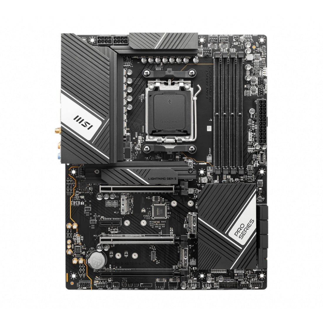 MSI Pro X670-P Gaming WIFI DDR4 AM5 AMD ATX Gaming Motherboard - اللوحة الأم - Store 974 | ستور ٩٧٤