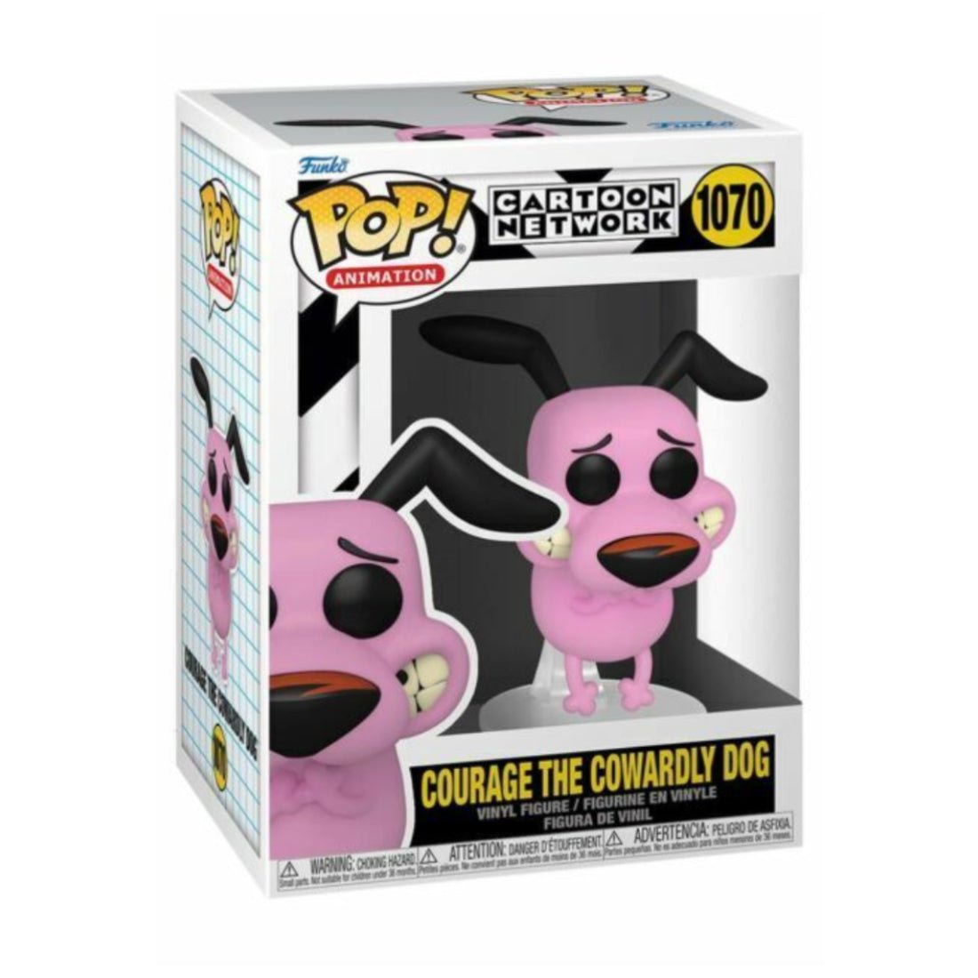 Funko Pop! Animation: Cartoon Network - Courage The Cowardly Dog #1070 (Exclusive) - دمية - Store 974 | ستور ٩٧٤