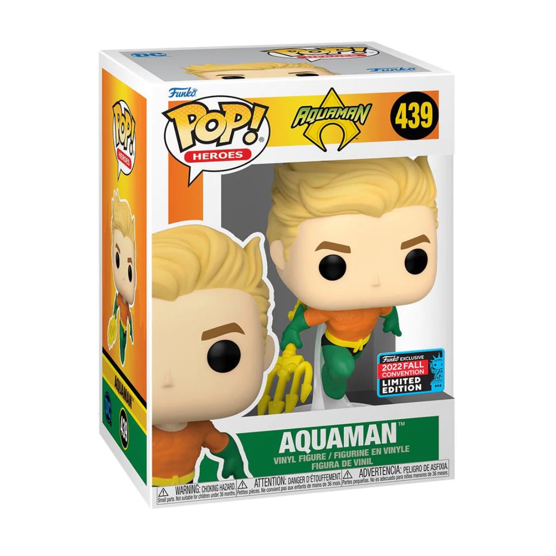 Funko Pop! Heroes: Aquaman - Aquaman #439 - دمية - Store 974 | ستور ٩٧٤