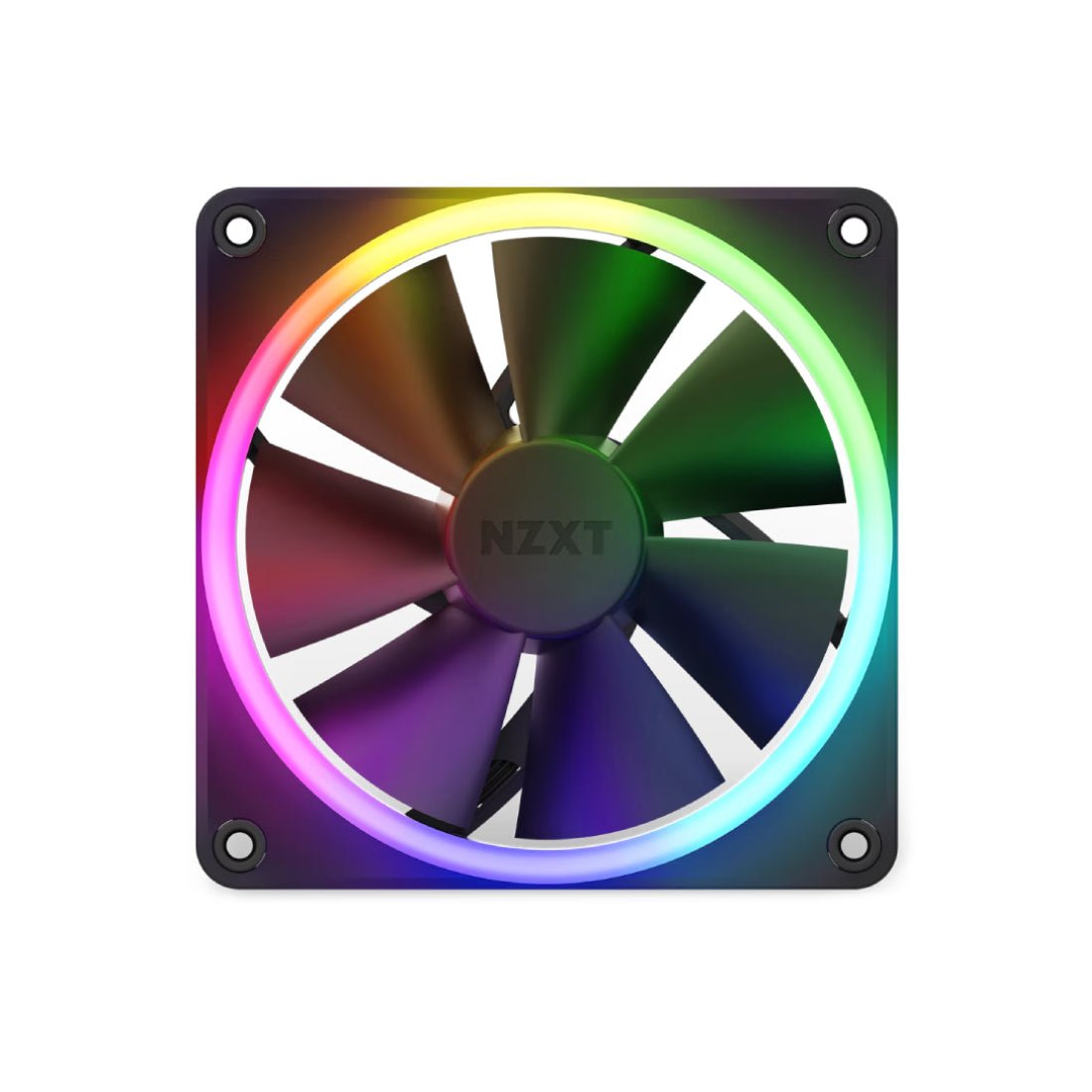 NZXT F120 120mm RGB Single Fan - Black - مروحة تبريد - Store 974 | ستور ٩٧٤