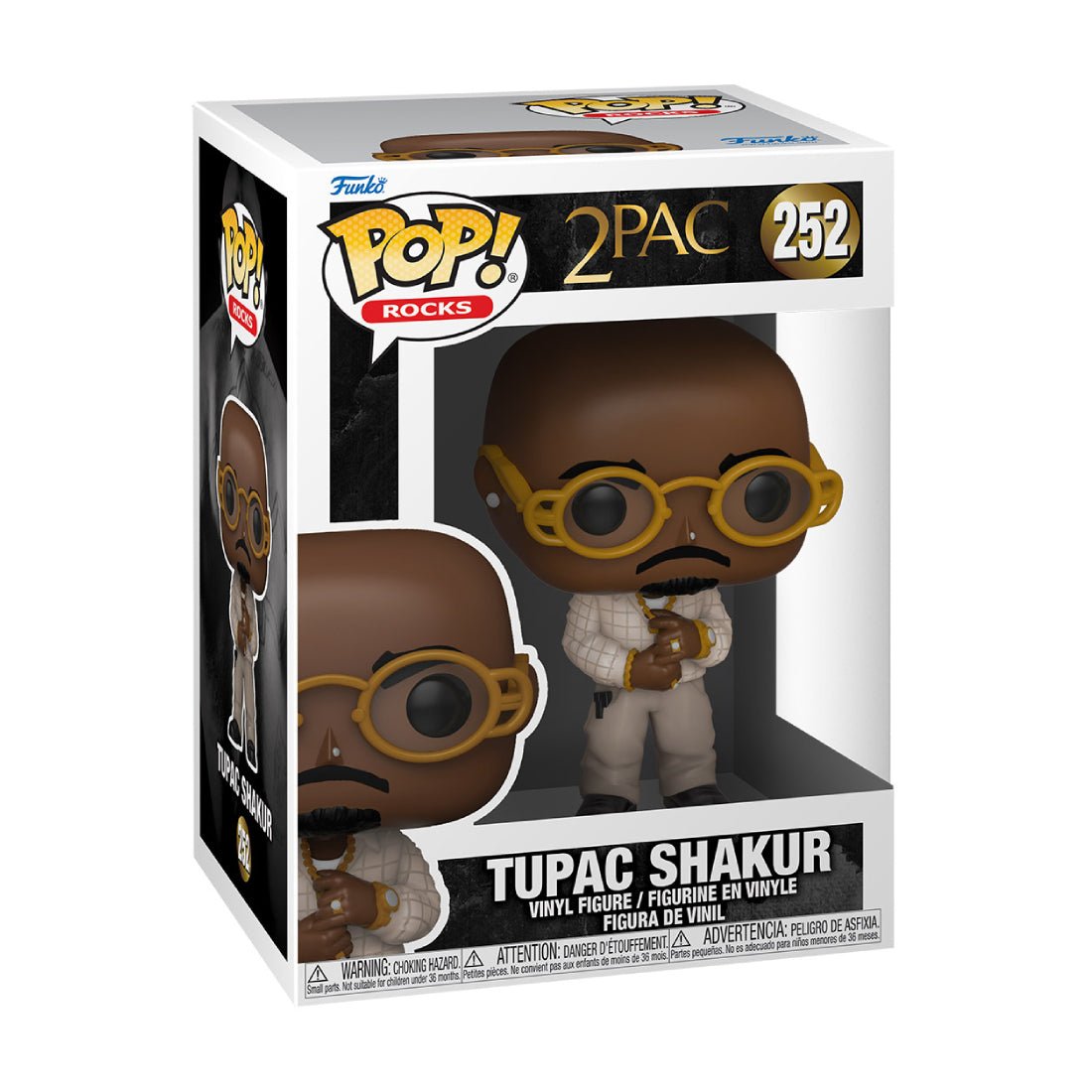 Funko Pop! Rocks: 2Pac - Tupac Shakur #252 - دمية - Store 974 | ستور ٩٧٤