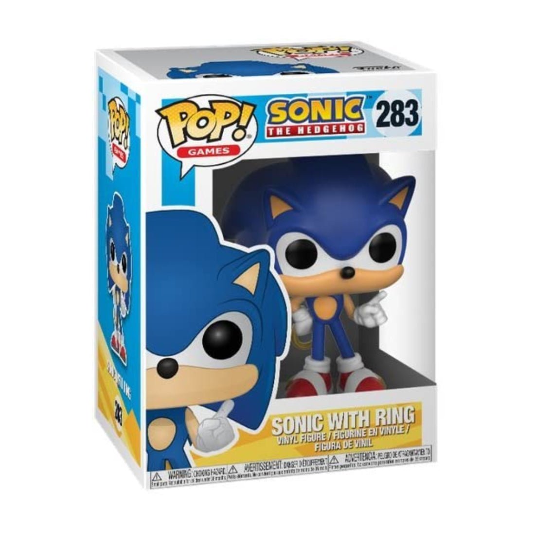 Funko Pop! Games: Sonic The Hedgehog - Sonic with Ring #283 - دمية - Store 974 | ستور ٩٧٤