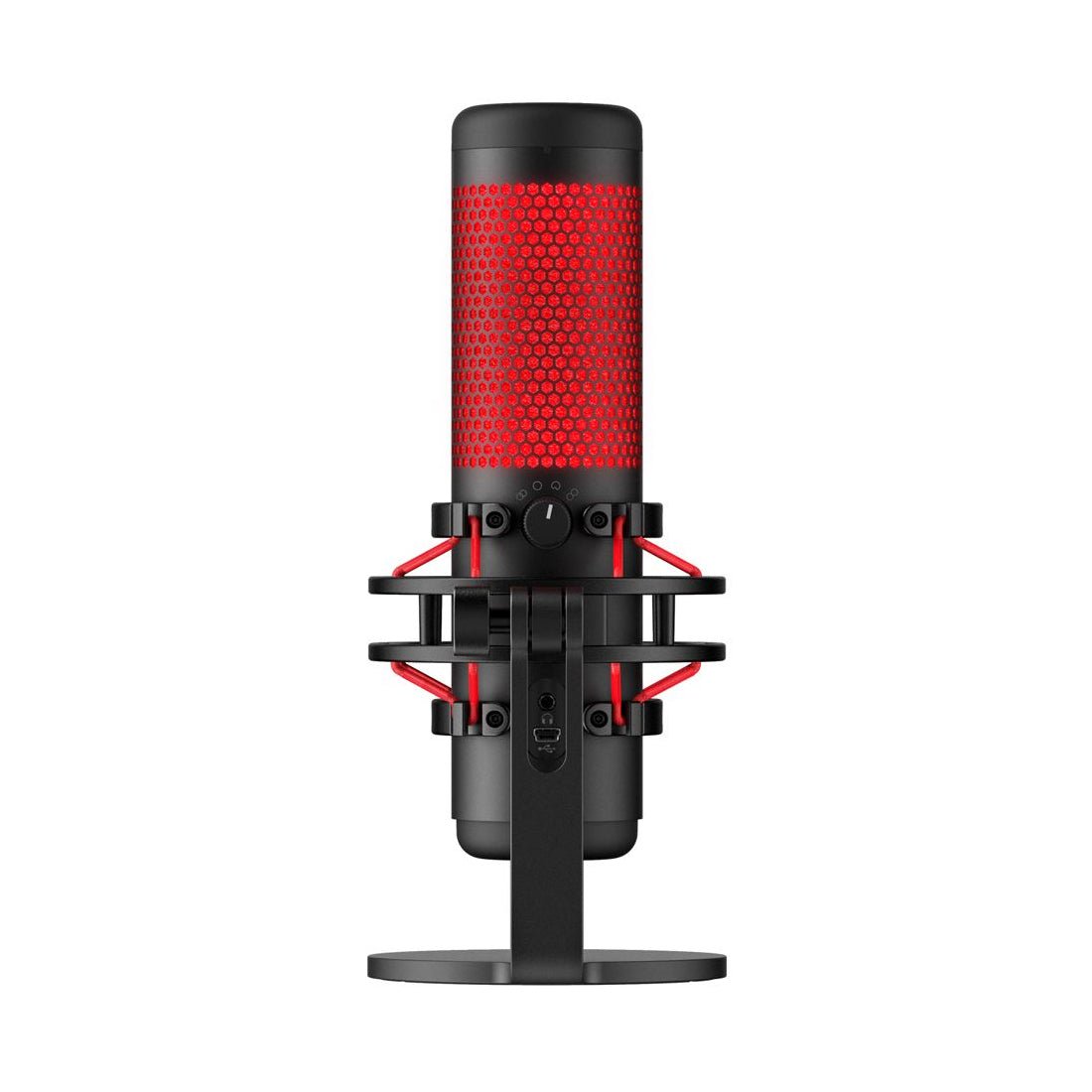 HyperX Quadcast Gaming/Streaming Microphone - Black & Red - ميكروفون - Store 974 | ستور ٩٧٤