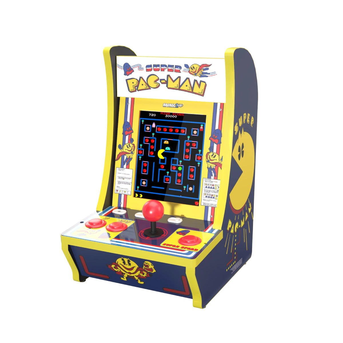 Arcade1up Super Pac-Man Gaming System - ماكينة ألعاب Arcade1up Super Pac-Man Gaming System - ماكينة ألعاب