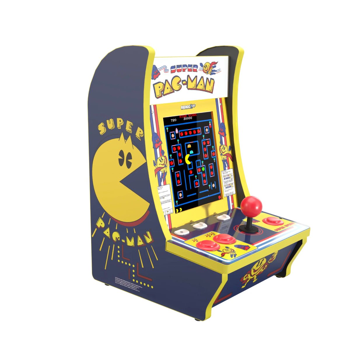 Arcade1up Super Pac-Man Gaming System - ماكينة ألعاب Arcade1up Super Pac-Man Gaming System - ماكينة ألعاب