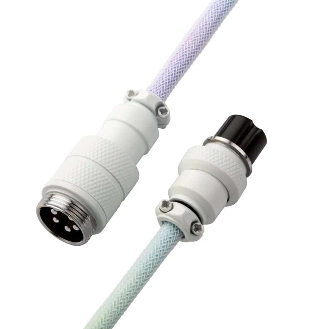 CableMod Pro Coiled Keyboard Cable (Pastel Rainbow, USB A to USB Type C, 150cm) - كابل - Store 974 | ستور ٩٧٤