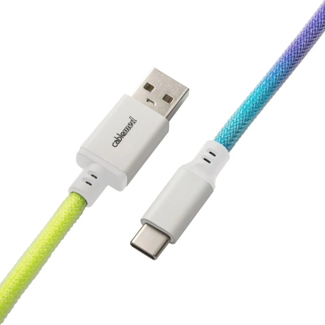 CableMod Pro Straight Keyboard Cable (Bright Rainbow, USB A to USB Type C, 150cm) - كابل CableMod Pro Straight Keyboard Cable (Bright Rainbow, USB A to USB Type C, 150cm) - كابل