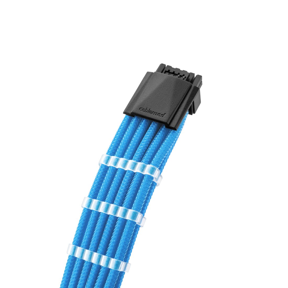 CableMod Pro ModMesh 12VHPWR PCI-e Cable Extension (Light Blue, 16-pin to Triple 8-pin, 45cm) - كابل - Store 974 | ستور ٩٧٤