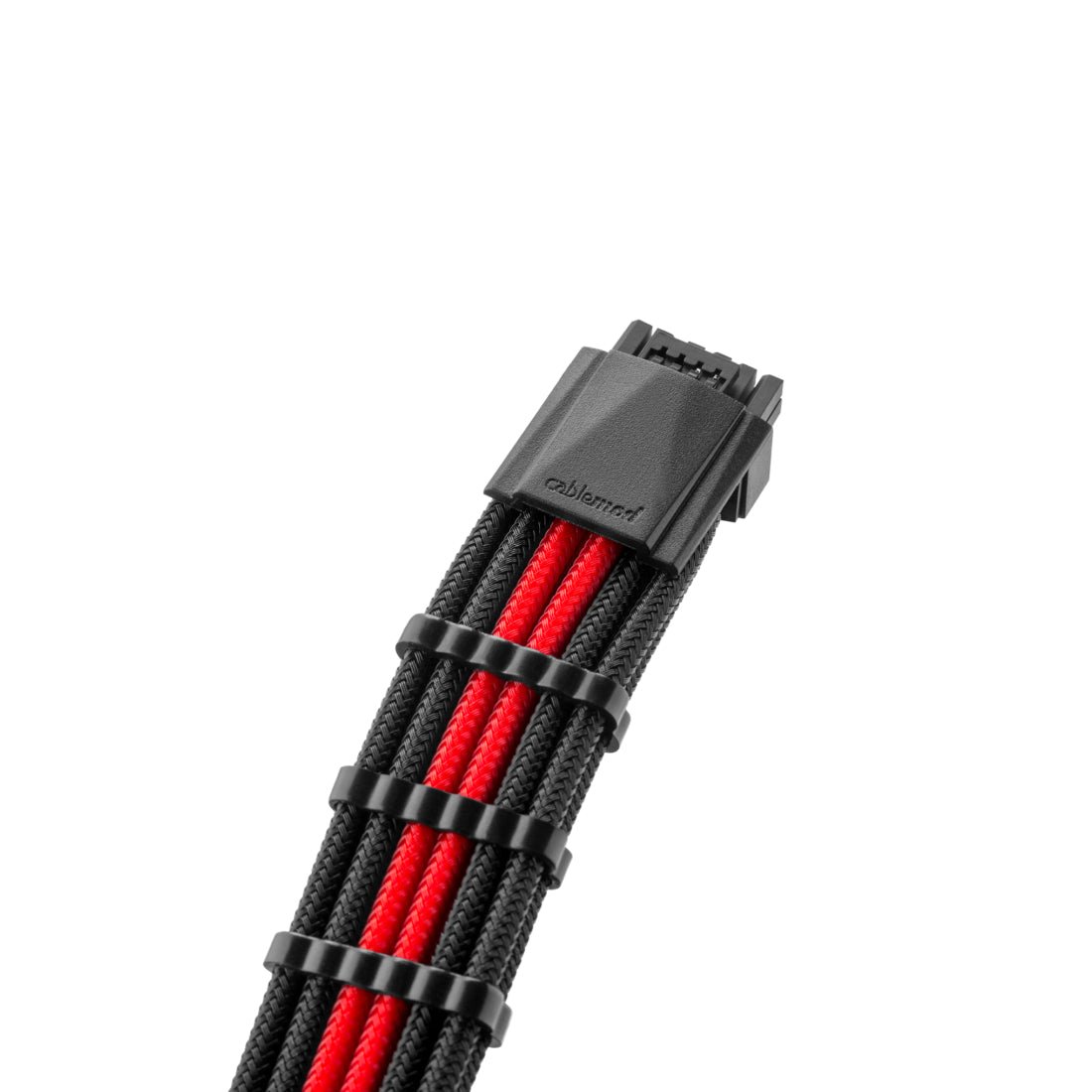 CableMod Pro ModMesh 12VHPWR PCI-e Cable Extension (Black & Red, 16-pin to Triple 8-pin, 45cm) - كابل - Store 974 | ستور ٩٧٤