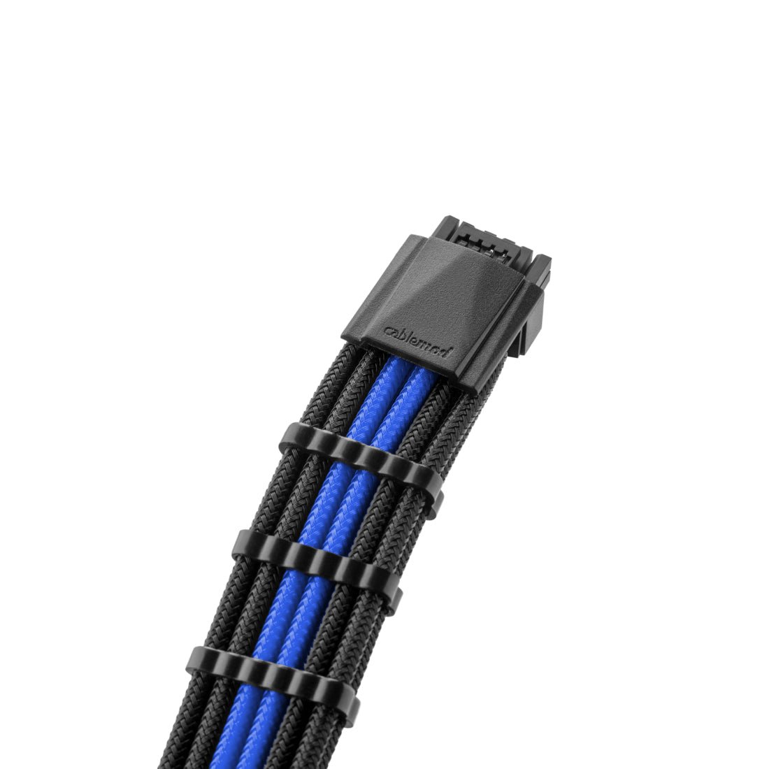 CableMod Pro ModMesh 12VHPWR PCI-e Cable Extension (Black & Blue, 16-pin to Triple 8-pin, 45cm) - كابل - Store 974 | ستور ٩٧٤