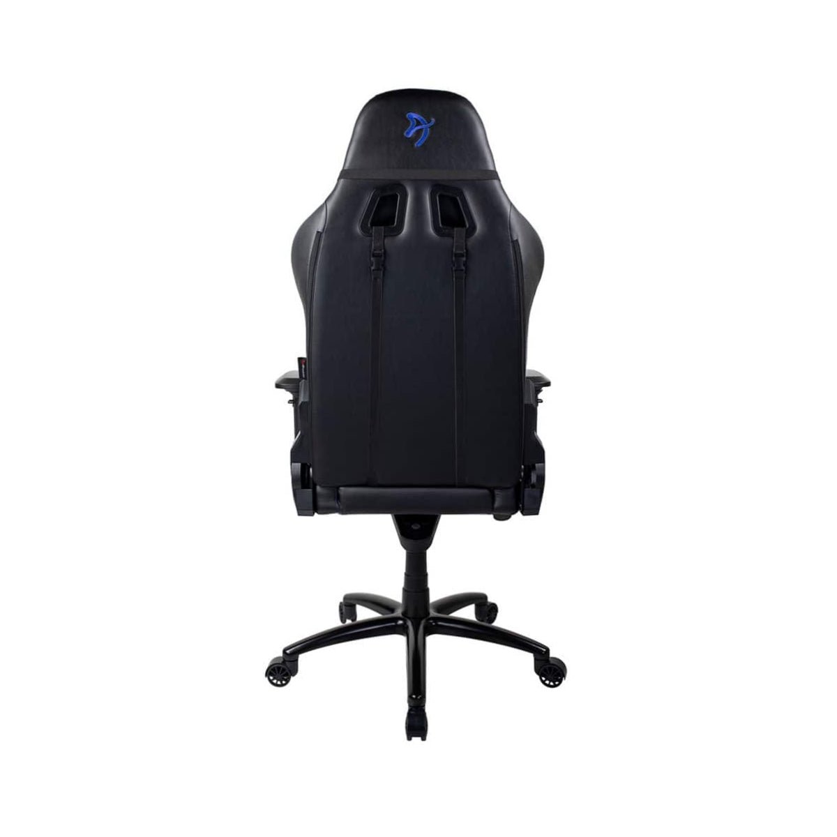 Arozzi Verona Signature Premium PU Leather Ergonomic Gaming Chair - Black -Blue Accents - كرسي - Store 974 | ستور ٩٧٤