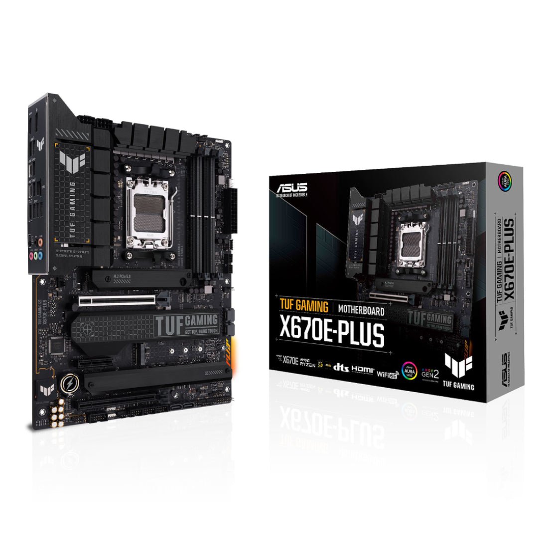 Asus TUF Gaming X670E-PLUS DDR5 AM5 AMD ATX Gaming Motherboard - اللوحة الأم - Store 974 | ستور ٩٧٤