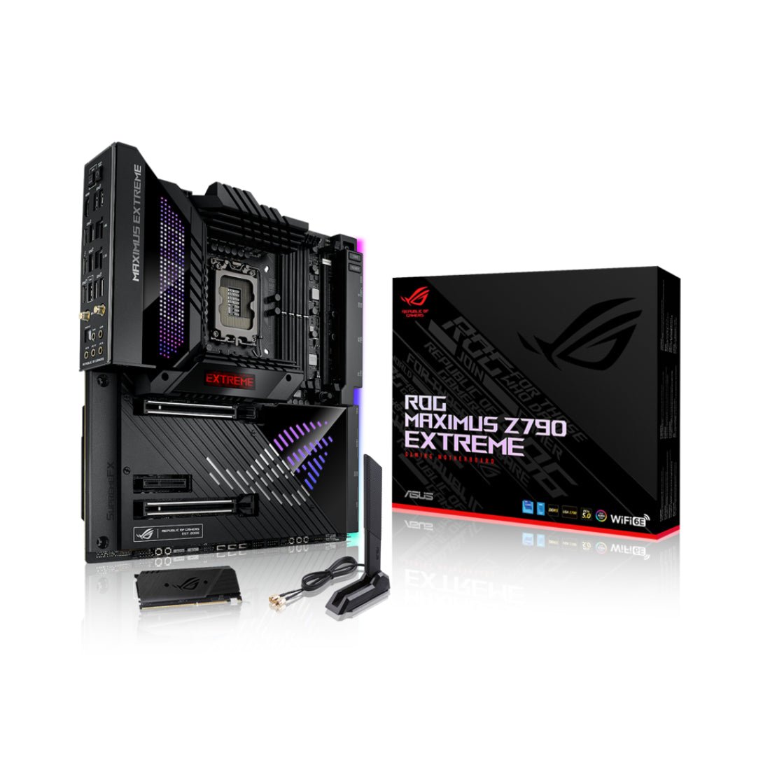 Asus ROG Maximus Z790 Extreme WIFI DDR5 LGA1700 Intel E-ATX Gaming Motherboard - اللوحة الأم - Store 974 | ستور ٩٧٤