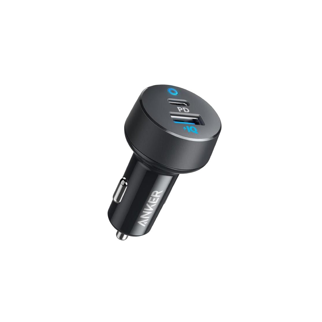 Anker A2732HF1 PowerDrive PD+ 2 35W Car Charger - Grey - شاحن - Store 974 | ستور ٩٧٤