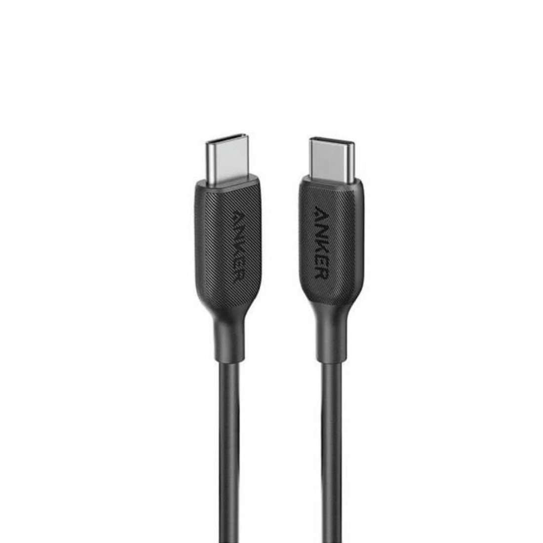 Anker PowerLine III USB-C to USB-C 6ft Cable - Black - كابل - Store 974 | ستور ٩٧٤
