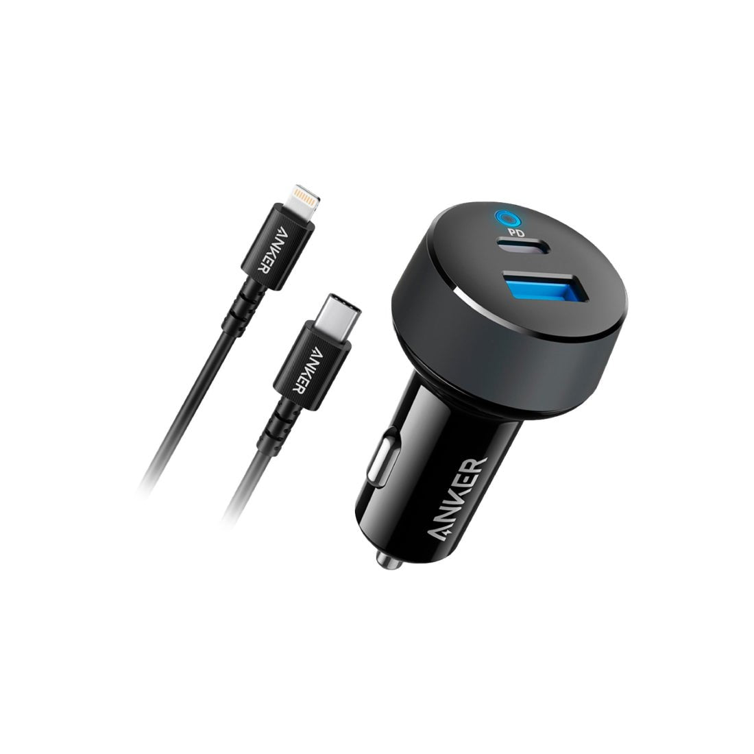 Anker PowerDrive Classic PD 2 With Charging Cable - كابل - Store 974 | ستور ٩٧٤