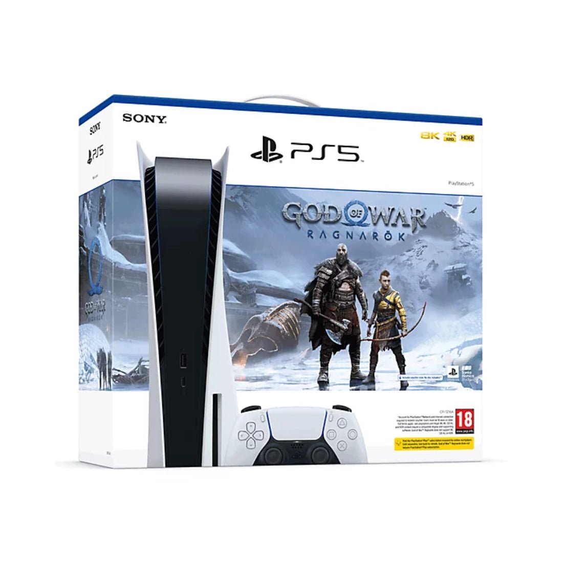 PlayStation5 Console - God of War Ragnarok Bundle - جهاز ألعاب - Store 974 | ستور ٩٧٤