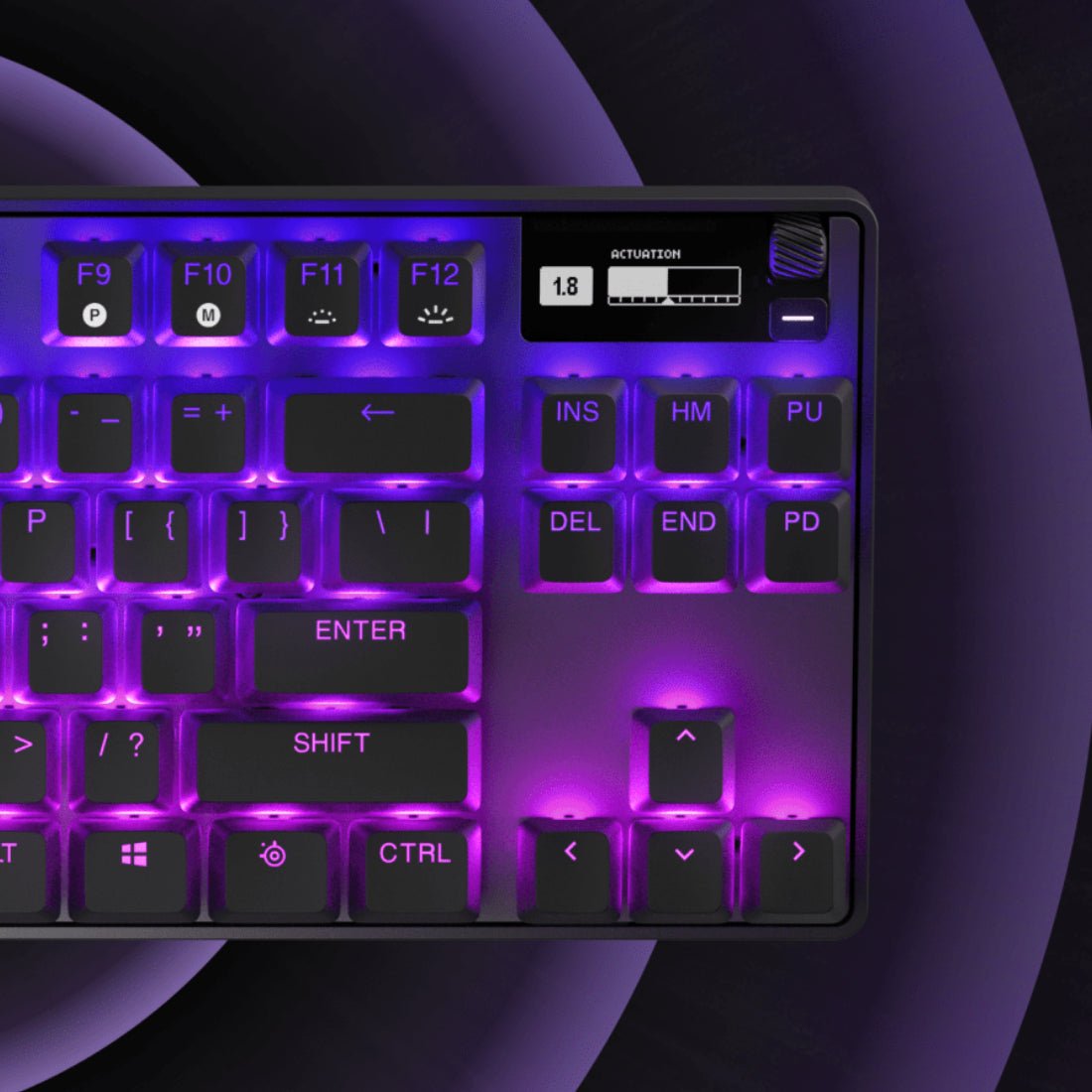 Steelseries Apex Pro TKL RGB Wireless Mechanical Gaming Keyboard - Black - لوحة مفاتيح - Store 974 | ستور ٩٧٤