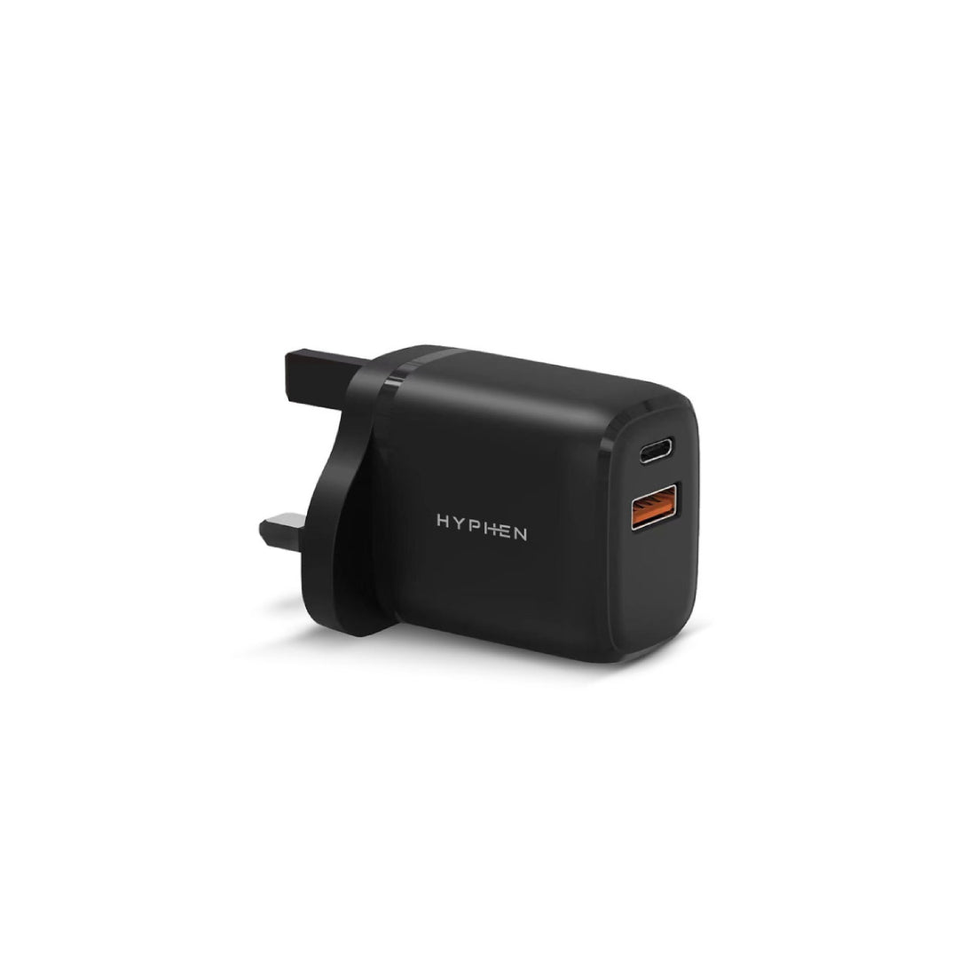 Hyphen VoltPort DUO PD Wall Charger - Black - شاحن Hyphen VoltPort DUO PD Wall Charger - Black - شاحن