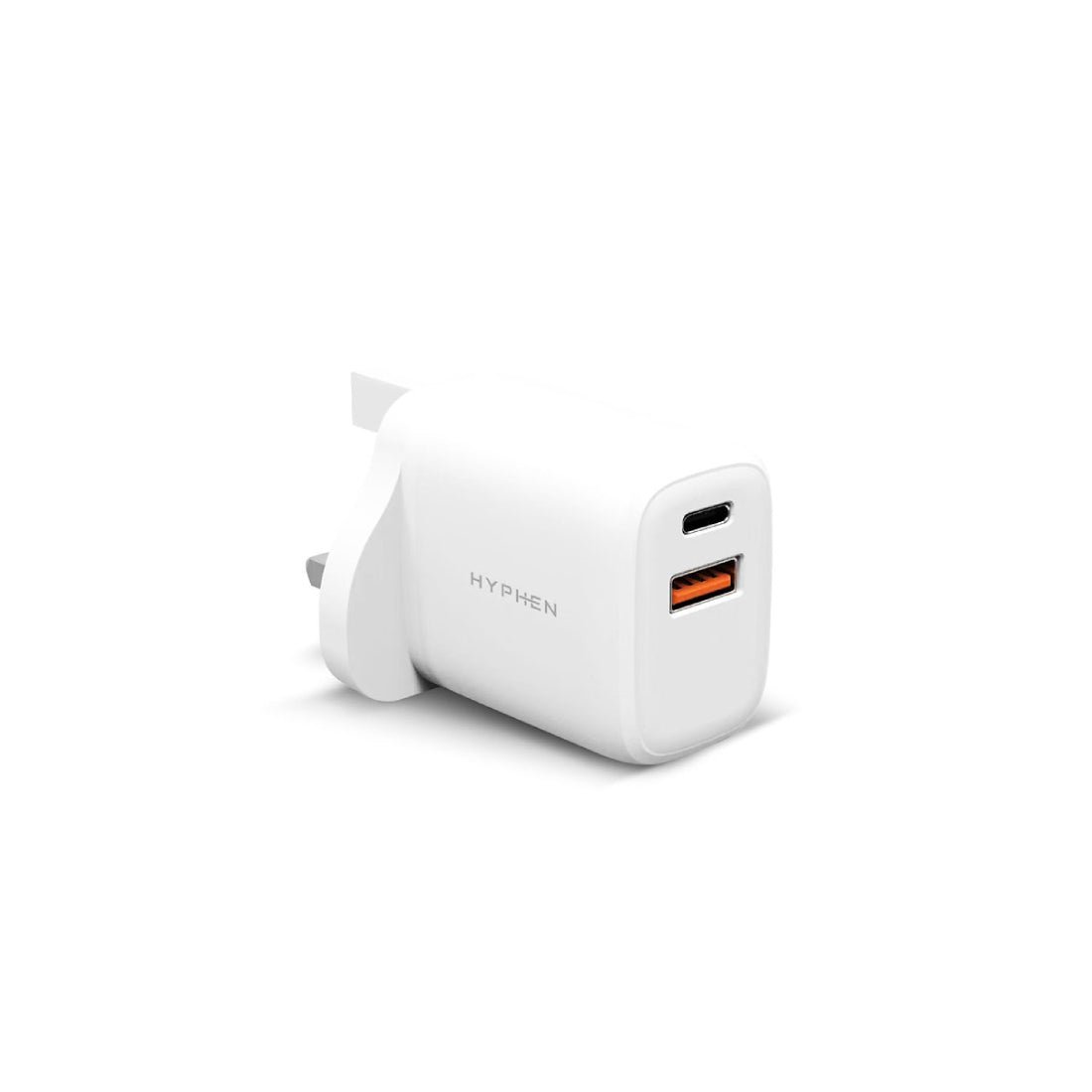 Hyphen VoltPort DUO PD Wall Charger - White - شاحن Hyphen VoltPort DUO PD Wall Charger - White - شاحن